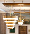 Hinkley Lisa McDennon Echelon 4 Light Heritage Brass Pendant Lighting Affairs