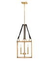 Hinkley Monroe 4 Light Heritage Brass Small Pendant Lighting Affairs