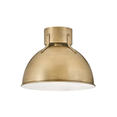 Hinkley Argo 1 Light Heritage Brass Flush Mount Lighting Affairs