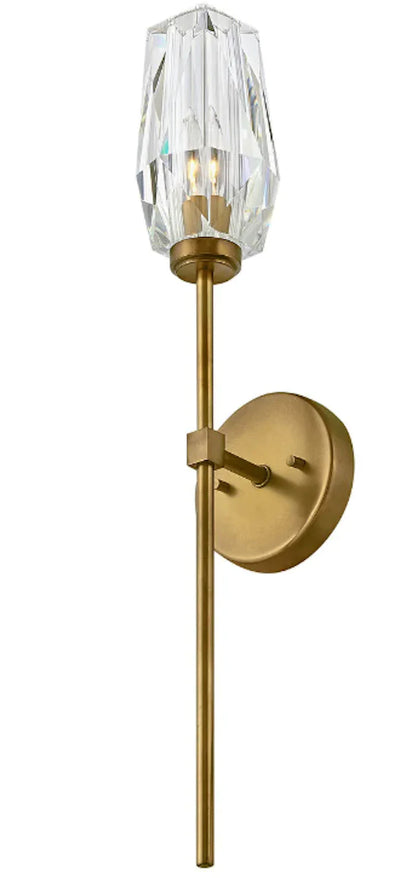 Hinkley Ana 1 Light Heritage Brass Wall Light Lighting Affairs