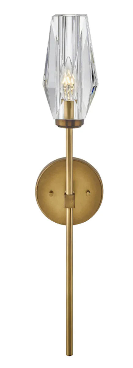 Hinkley Ana 1 Light Heritage Brass Wall Light Lighting Affairs