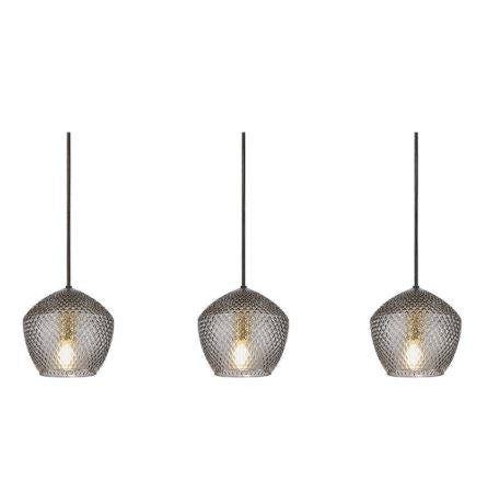 Orbiform 15 Smoked Glass Pendant