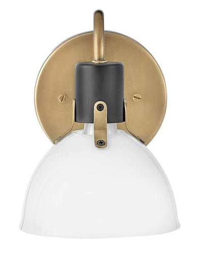 Hinkley Argo 1 Light Heritage Brass Wall Sconce Lighting Affairs