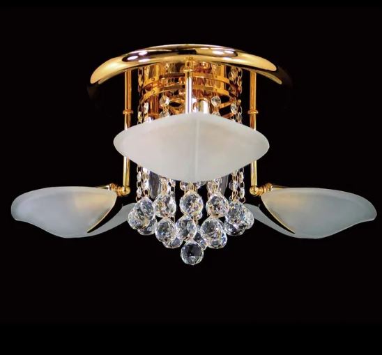 Marcelle Crystal Gold 6 Light CTC