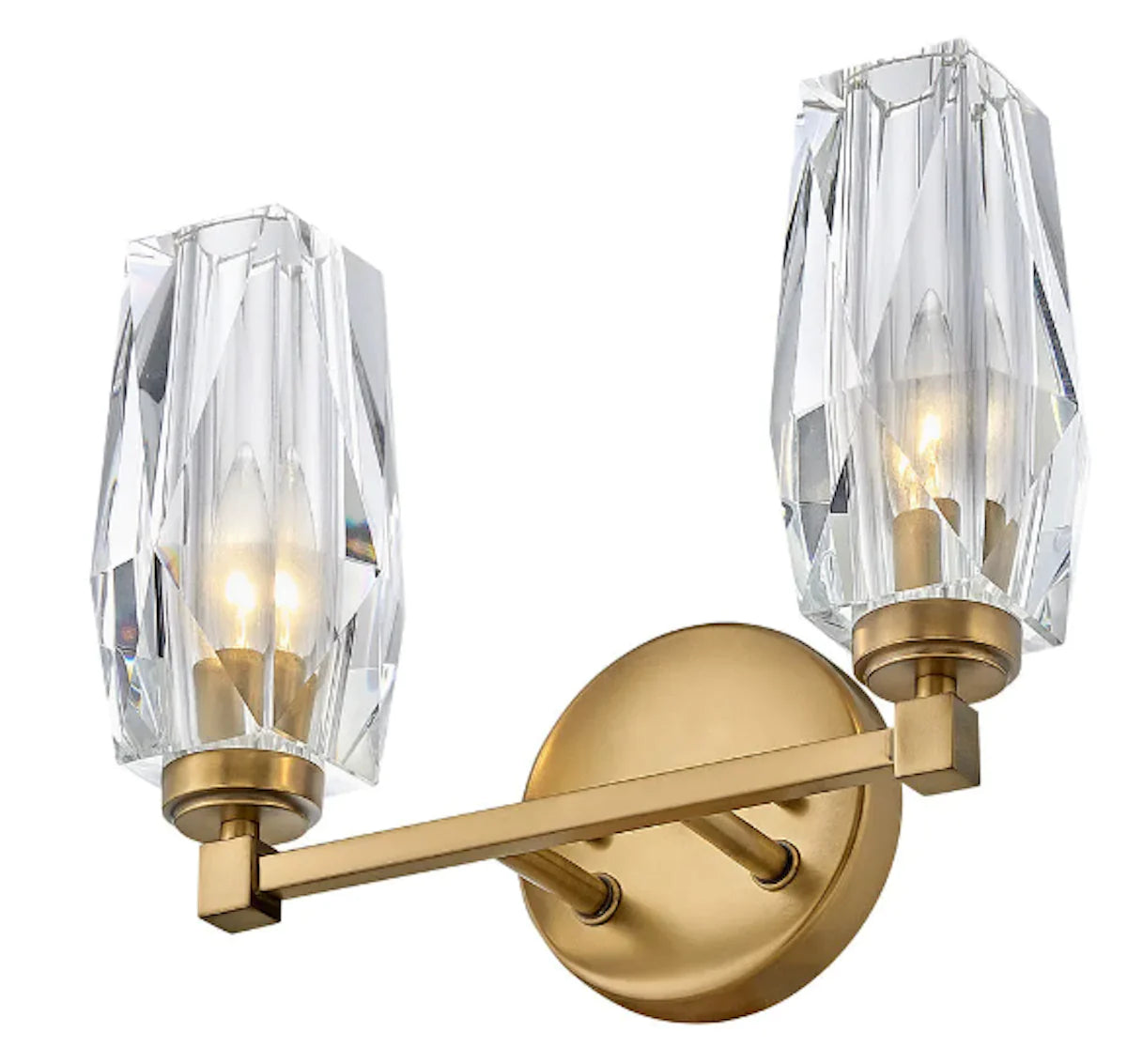 Hinkley Ana 2 Light Vanity Heritage Brass Wall Sconce Lighting Affairs