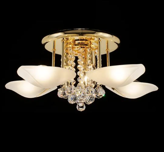 Marcelle Crystal Gold 8 Light CTC