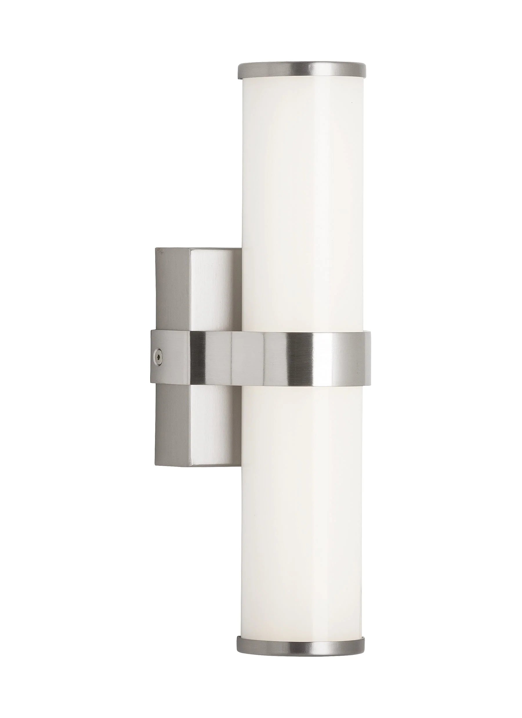 Tech Lighting Lynk LED 12 Satin Nickel and Opal White Acrylic Wall Sconce Lighting Affairs