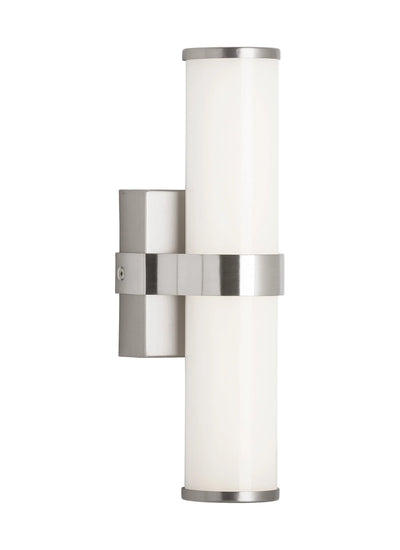 Tech Lighting Lynk LED 12 Satin Nickel and Opal White Acrylic Wall Sconce Lighting Affairs