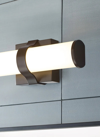 Tech Lighting Lynk LED 12 Bronze and Opal White Acrylic Wall Sconce Lighting Affairs