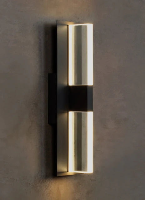 Tech Lighting Lyft 18 1 Light Charcoal with Clear Glass Outdoor