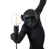 Hanging Left Black Monkey Lamp