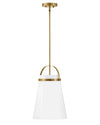 Hinkley Lark Tori 1 Light Lacquered Brass Medium Pendant Lighting Affairs