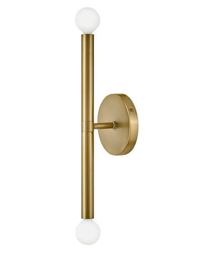 Hinkley Lark Millie 2 Light Lacquered Brass Wall Sconce Lighting Affairs