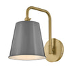 Hinkley Lark Blake 1 Light Lacquered Brass Wall Sconce Lighting Affairs