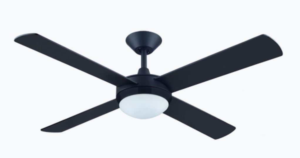 Intercept 2 Matt Black 52" with 24W CCT LED Light Kit