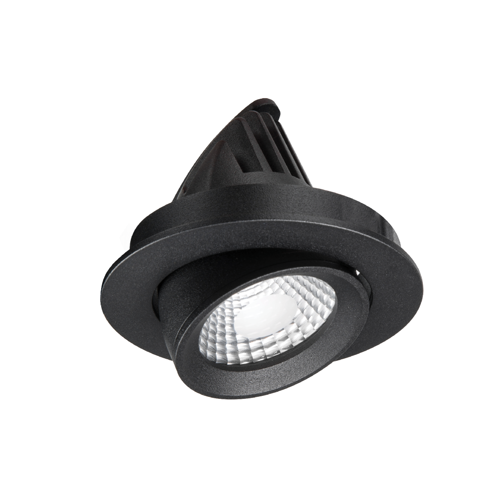 Apex Adjustable UV Textured Black 2700K Downlight