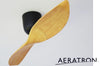 Aeratron AE2+ 2 Blade Black with Light Woodgrain DC Ceiling Fan with Remote