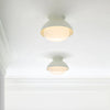 AERIN Lucerne 1 Light Matte White Flush Mount