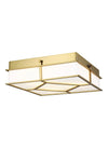 Alexa Hampton Transom 3 Light Burnished Brass Ceiling Flush Mount Lighting Affairs