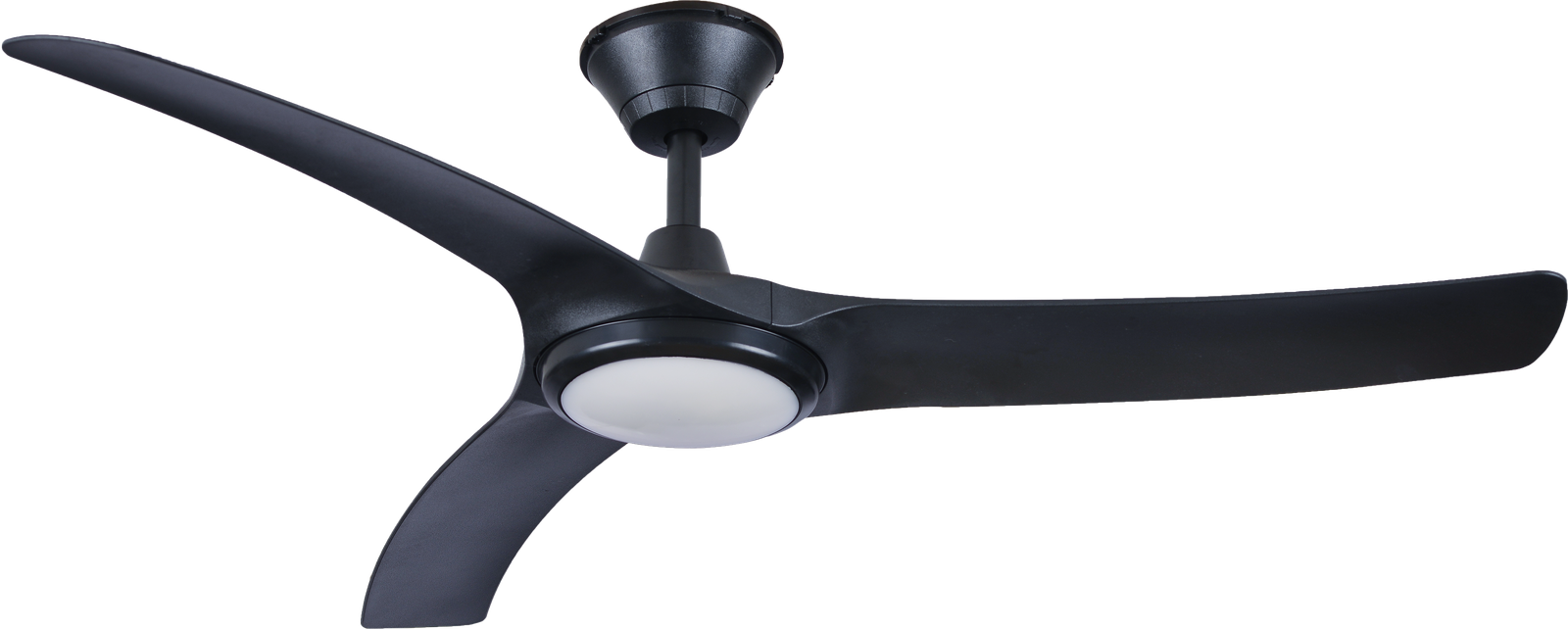 Aqua DC Matt Black CCT 18W LED Light Kit Ceiling Fan