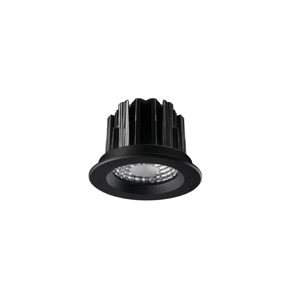 Apex 80mm UV Textured Black 2700K Downlight