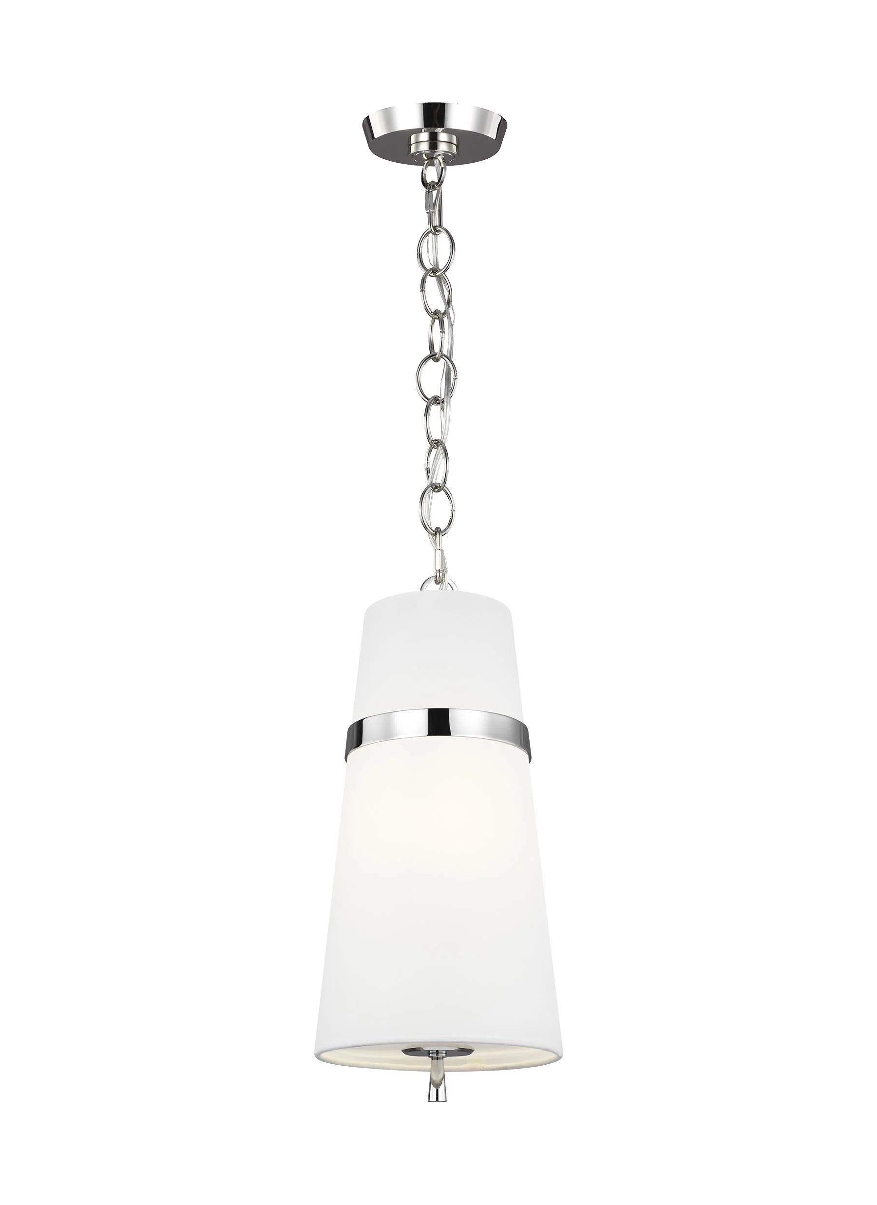 Polished nickel pendant light deals