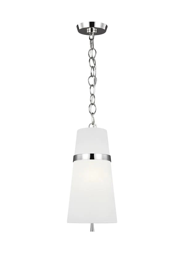 Alexa Hampton Cordtlant 1 Light Small Polished Nickel Pendant Lighting Affairs