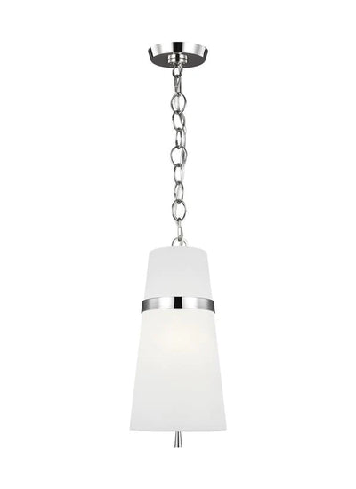 Alexa Hampton Cordtlant 1 Light Small Polished Nickel Pendant Lighting Affairs