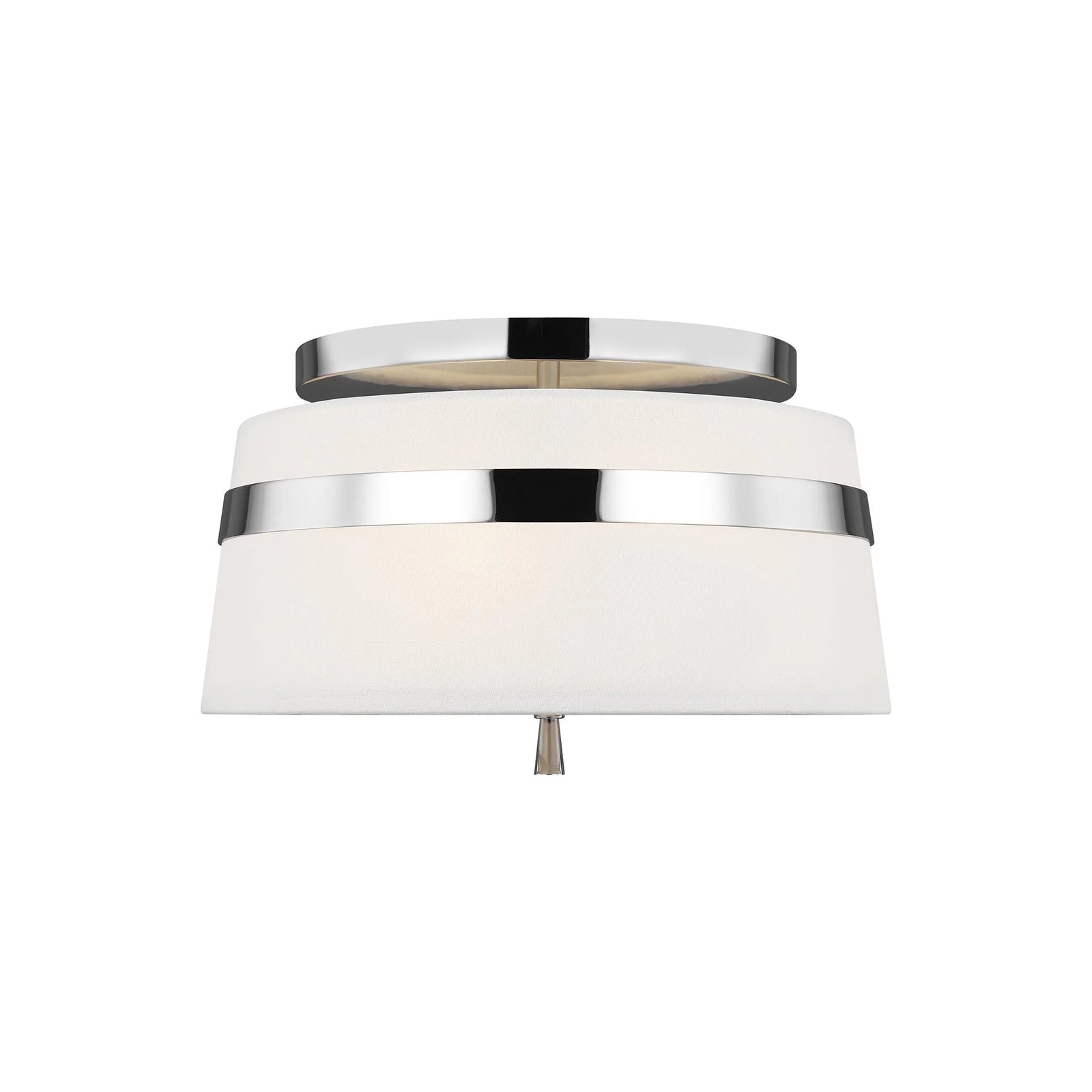 Alexa Hampton Cordtlant 3 Light Polished Nickel Semi-Flush Mount Lighting Affairs