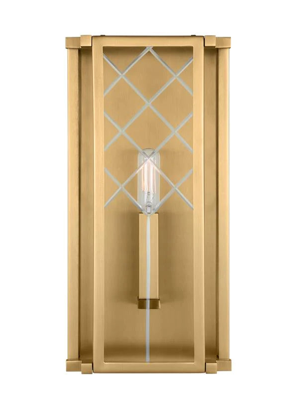 Alexa Hampton Erro 1 Light Burnished Brass Wall Sconce Lighting Affairs