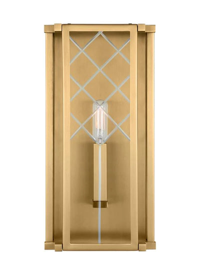 Alexa Hampton Erro 1 Light Burnished Brass Wall Sconce Lighting Affairs