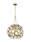 Alexa Hampton Feccetta 1 Light Antique Gild Large Pendant Lighting Affairs