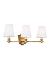 Alexa Hampton Paisley 3 Light Burnished Brass Wall Sconce