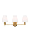 Alexa Hampton Paisley 3 Light Burnished Brass Wall Sconce