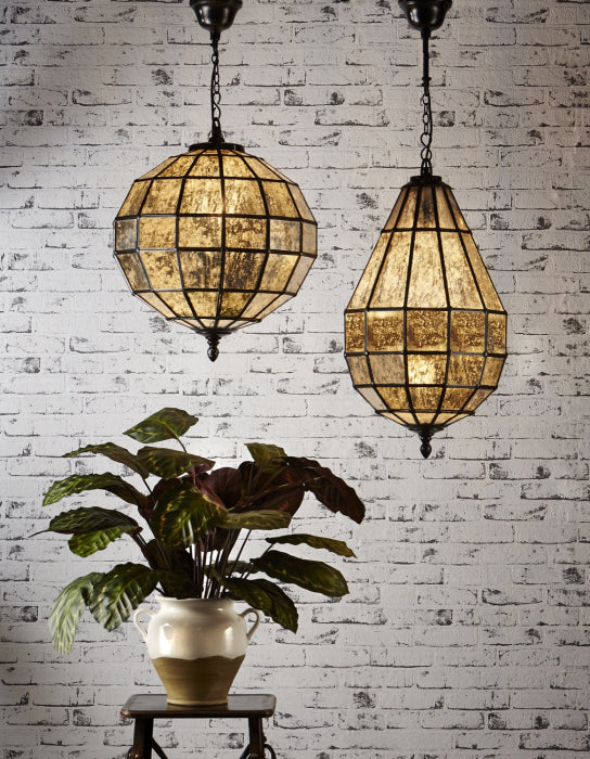 Arthur Glass Pendant Lamp in Black