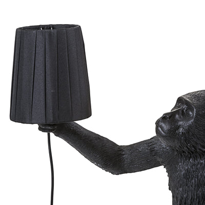 Black Metal Polyester Lampshade for Black Monkey Lamp