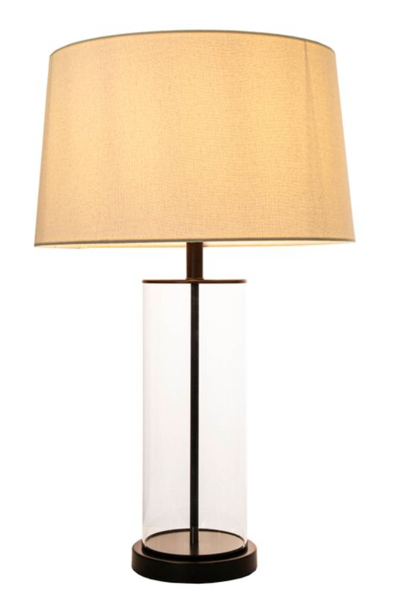 Baker Glass Table Lamp