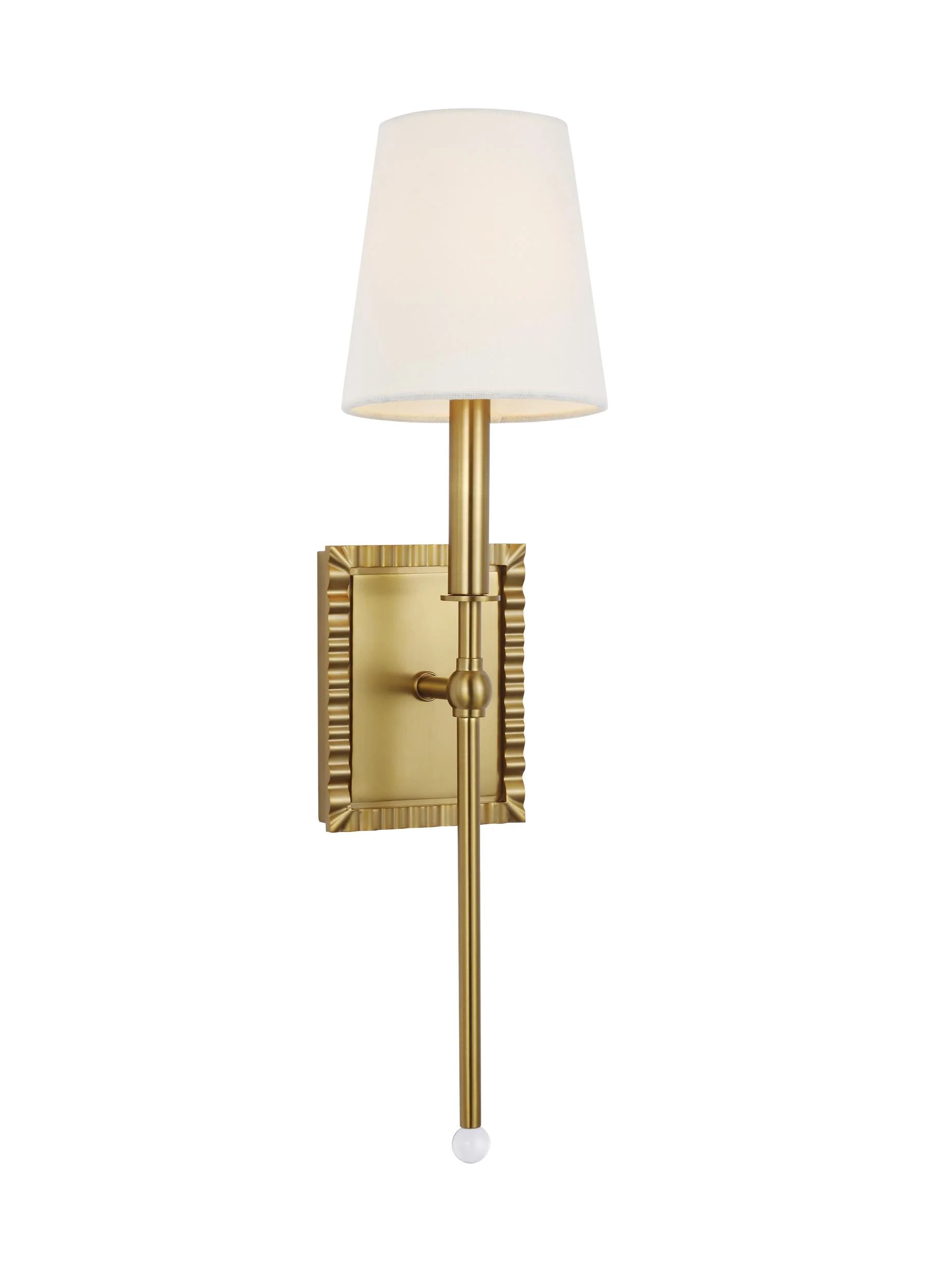 Alexa Hampton Baxley 1 Light Burnished Brass Wall Sconce Lighting Affairs