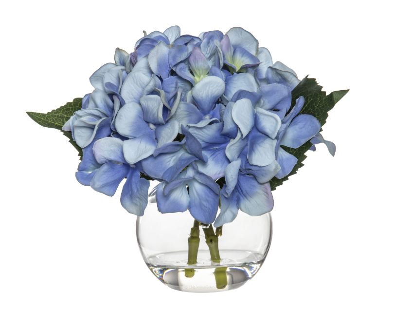 Hydrangea Blue Sphere Vase