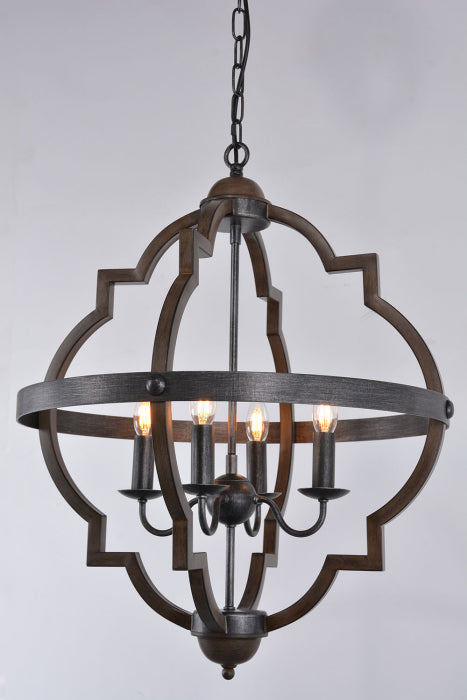 Bobby Hanging Lamp in Grey Iron Metal