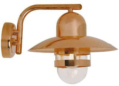 Nibe Copper Glass Wall Light