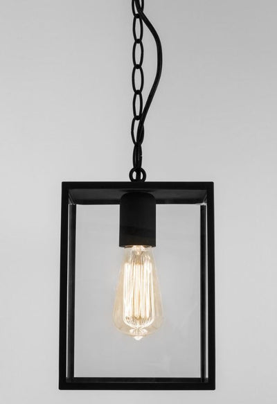 Homefield Small Textured Black Pendant