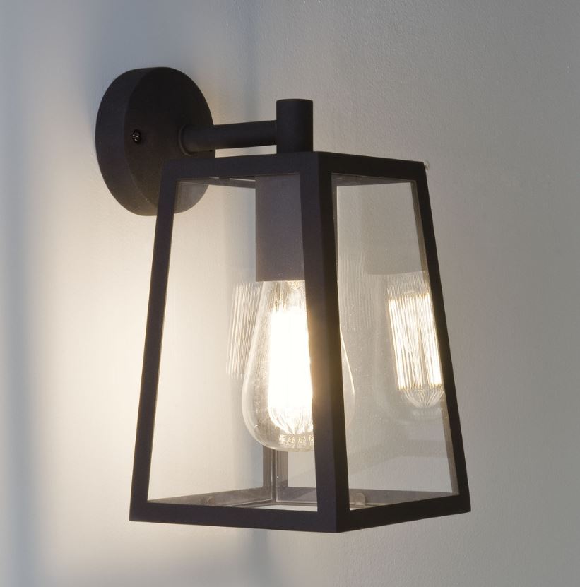 Calvi Textured Black Small Wall Light