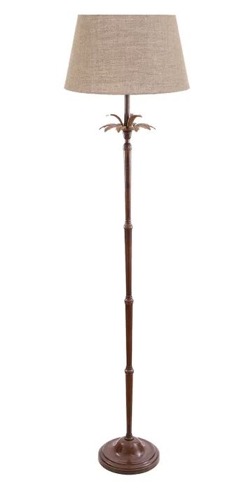 Belair Brass Brown Floor Lamp