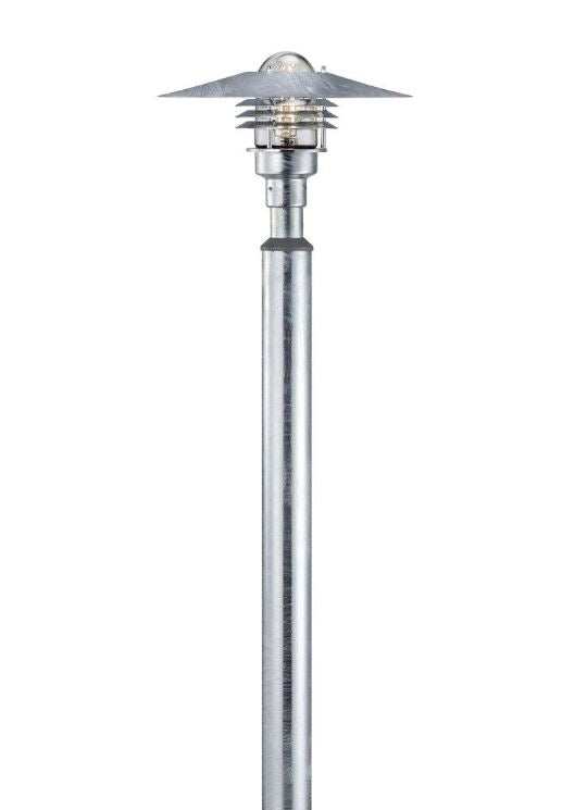 Vejers 2M Galvanised Steel Lamp Post