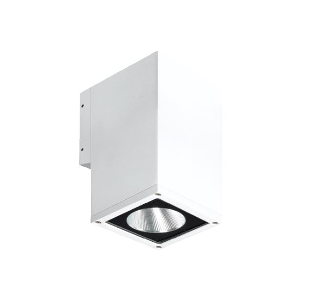 Zeron White Exterior Fixed One Wall Light