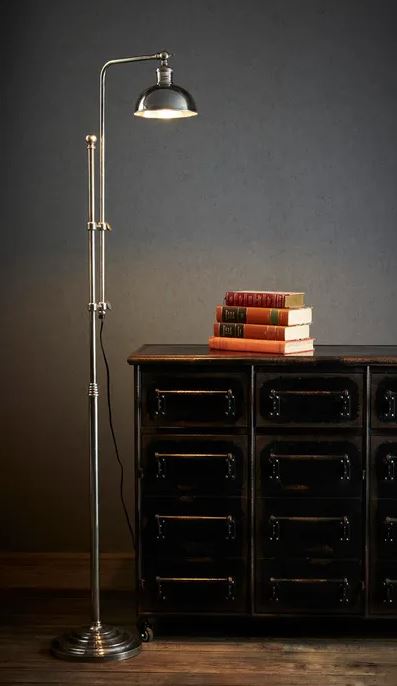Mayfair Antique Silver Floor Lamp