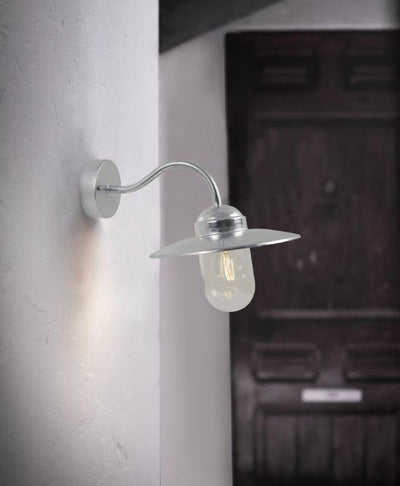 Luxembourg Galvanised Steel Exterior Wall Light
