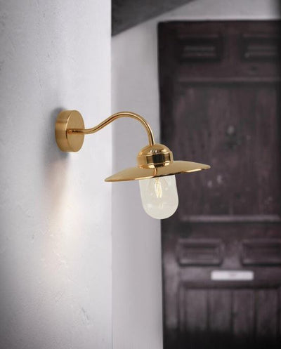 Luxembourg Copper Exterior Wall Light
