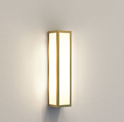 Salerno Natural Brass Coastal Wall Light